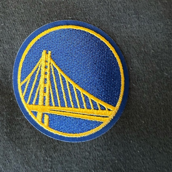 Antigua Victory NBA Golden State Warriors Charcoal Full Zip Hoodie Size XL grey - Picture 6 of 10